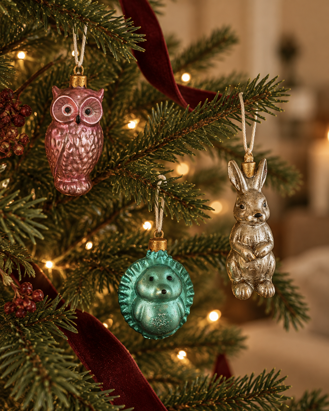 Christmas Figurine Candles